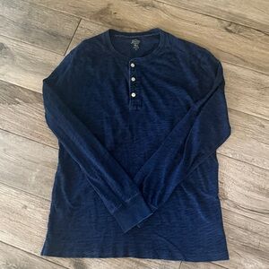 EUC J. Crew Henley shirt, sz L.